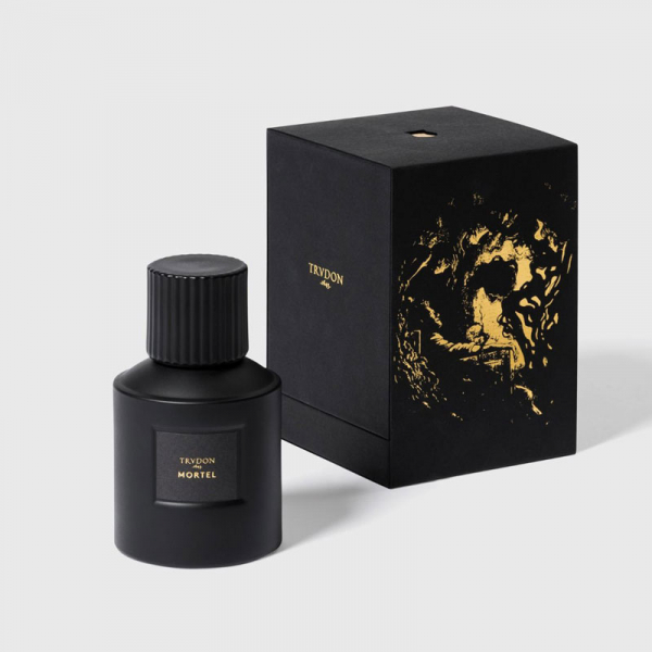 Cire Trudon, Eau de Parfum Mortel noir, ltd edt, schwarzer Flakon und Verschluß, Geschenkbox